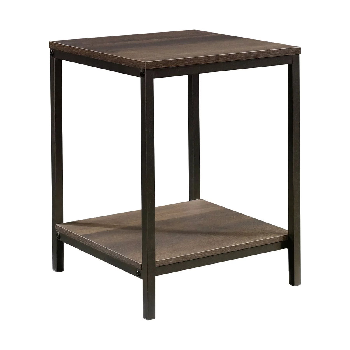 Smoked Oak Finish Side Table X855432