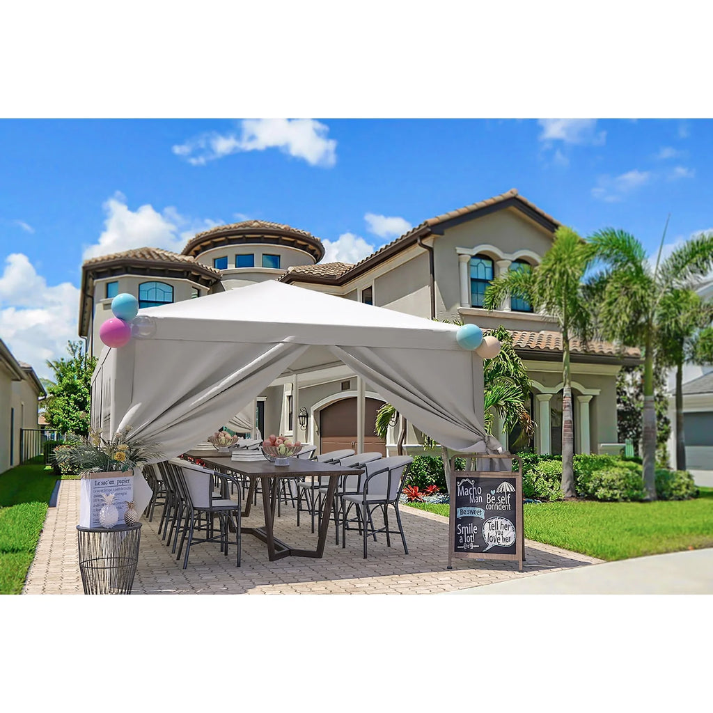 10' x 30' Outdoor Gazebo Canopy with Removable Sidewalls Z160