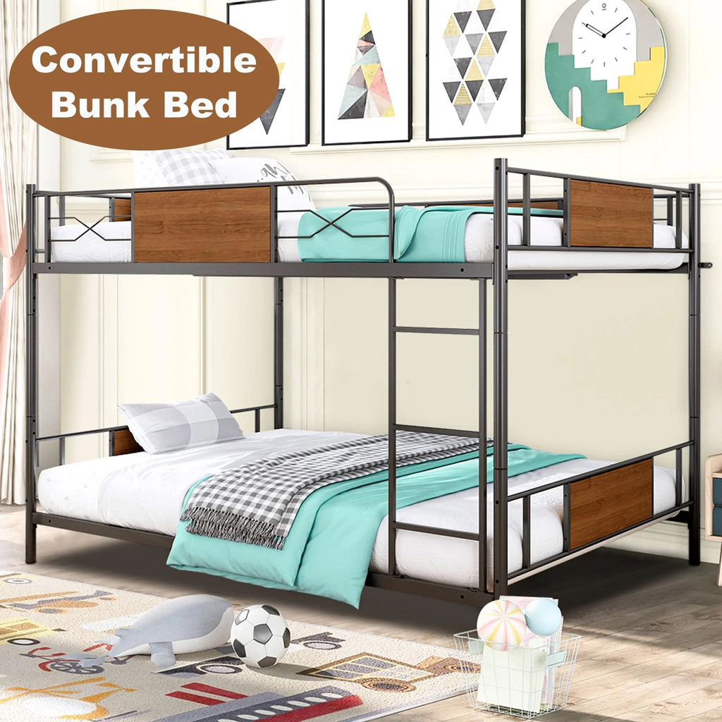 Full over Full Metal Bunk Beds A987389