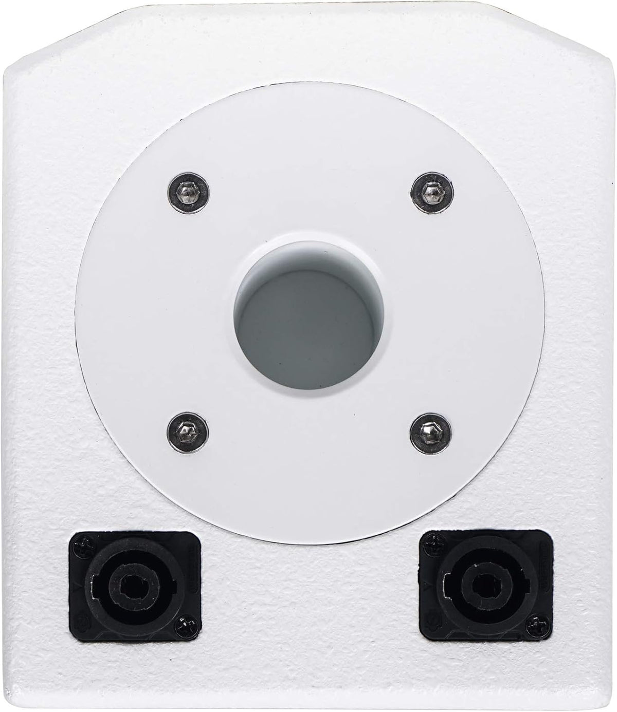 White Pair of Passive Wall-Mount Column Mini Line Array Speakers with 4 x 5” Woofers C669