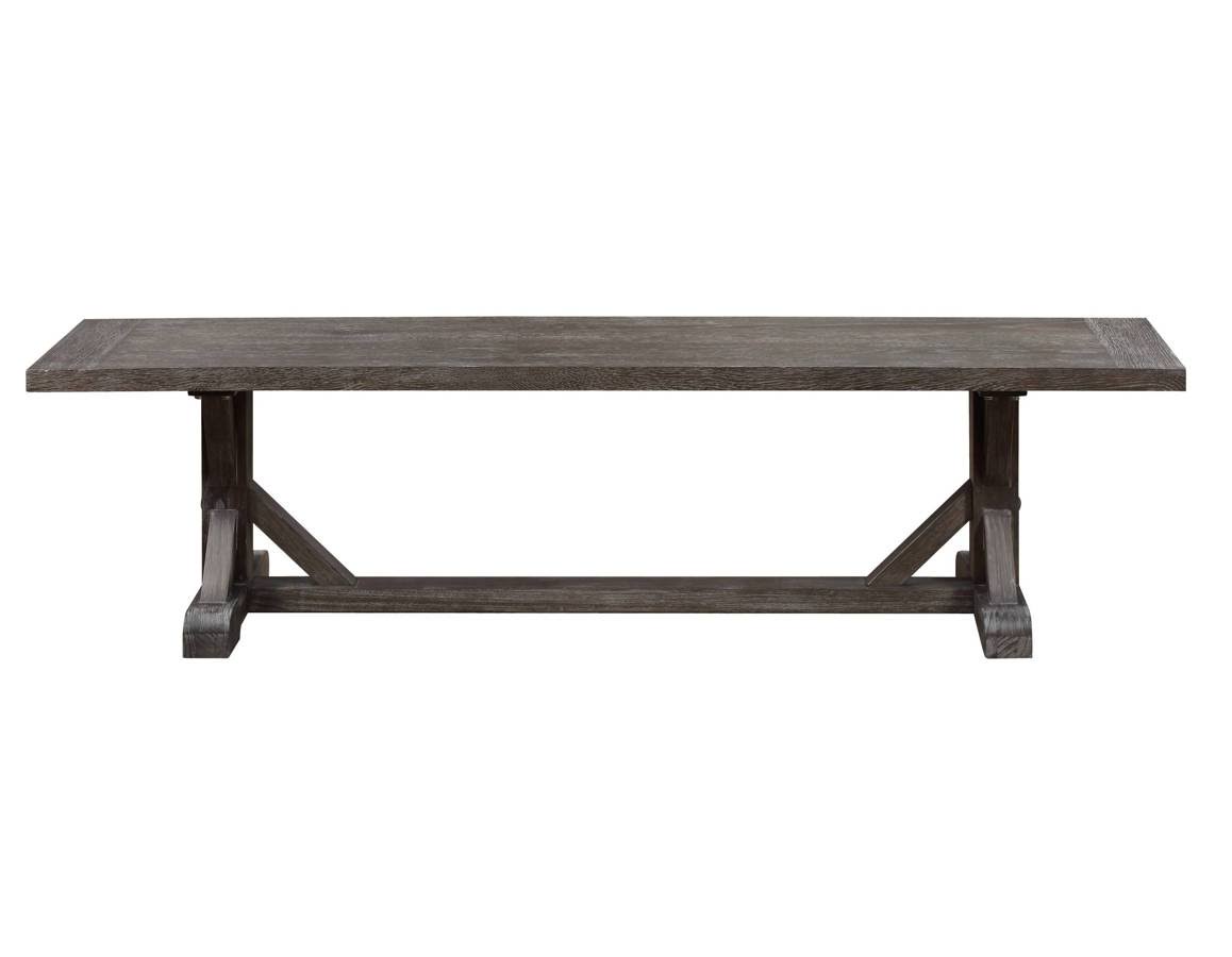 Charcoal Gray Dining Bench S99164