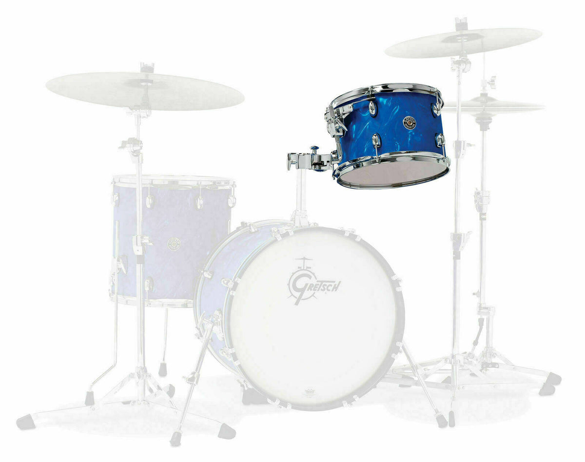 Blue Satin Flame Drum H48629