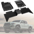 Black All-Weather Heavy Duty TPE Rubber Floor Mats Liners H626809