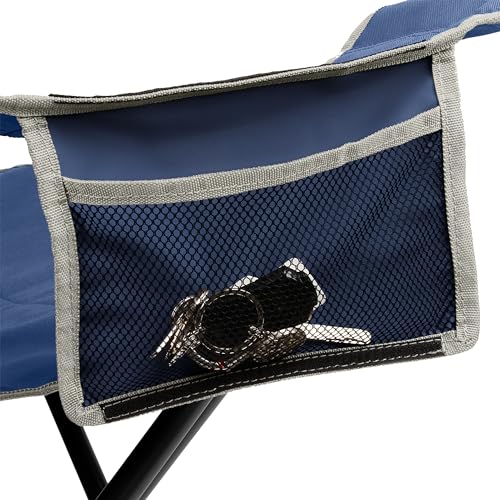 XL Camping Chair with Cup Holder & Side Pocket I91510