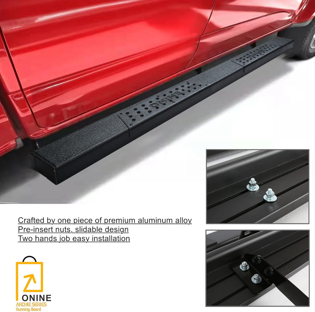 6" Texture Black Side Step Nerf Bar J341835