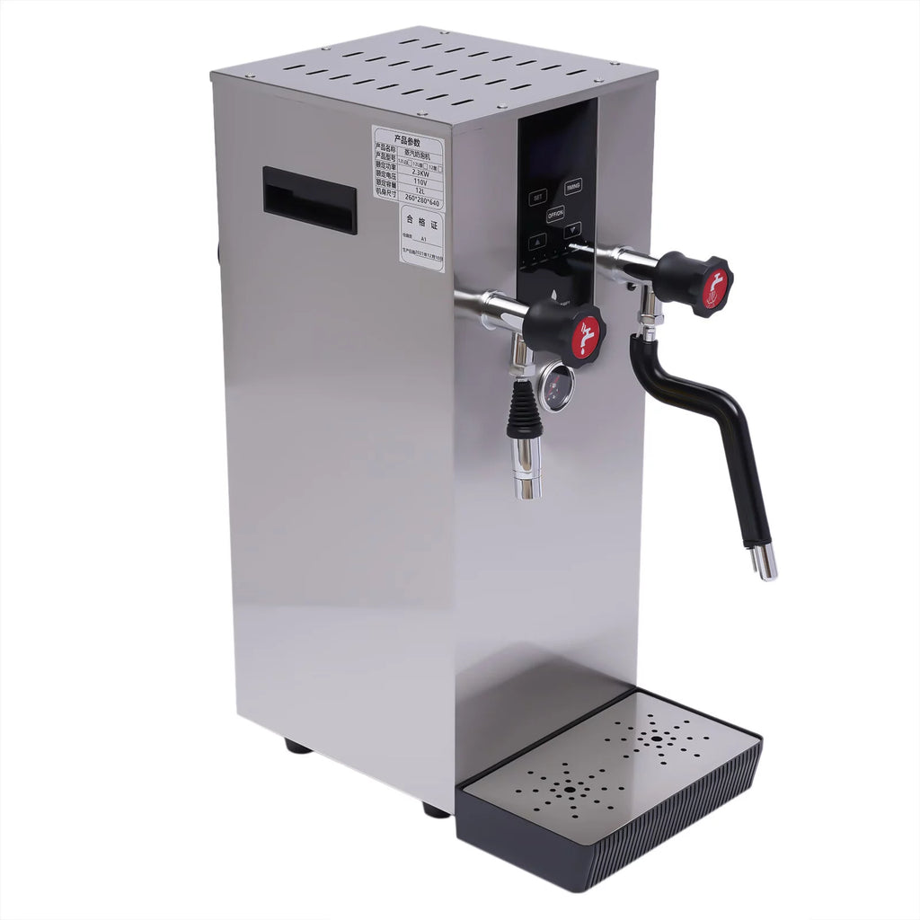 12L 4-in-1 Commercial Steam Milk Frother 2300W 110V Q7196