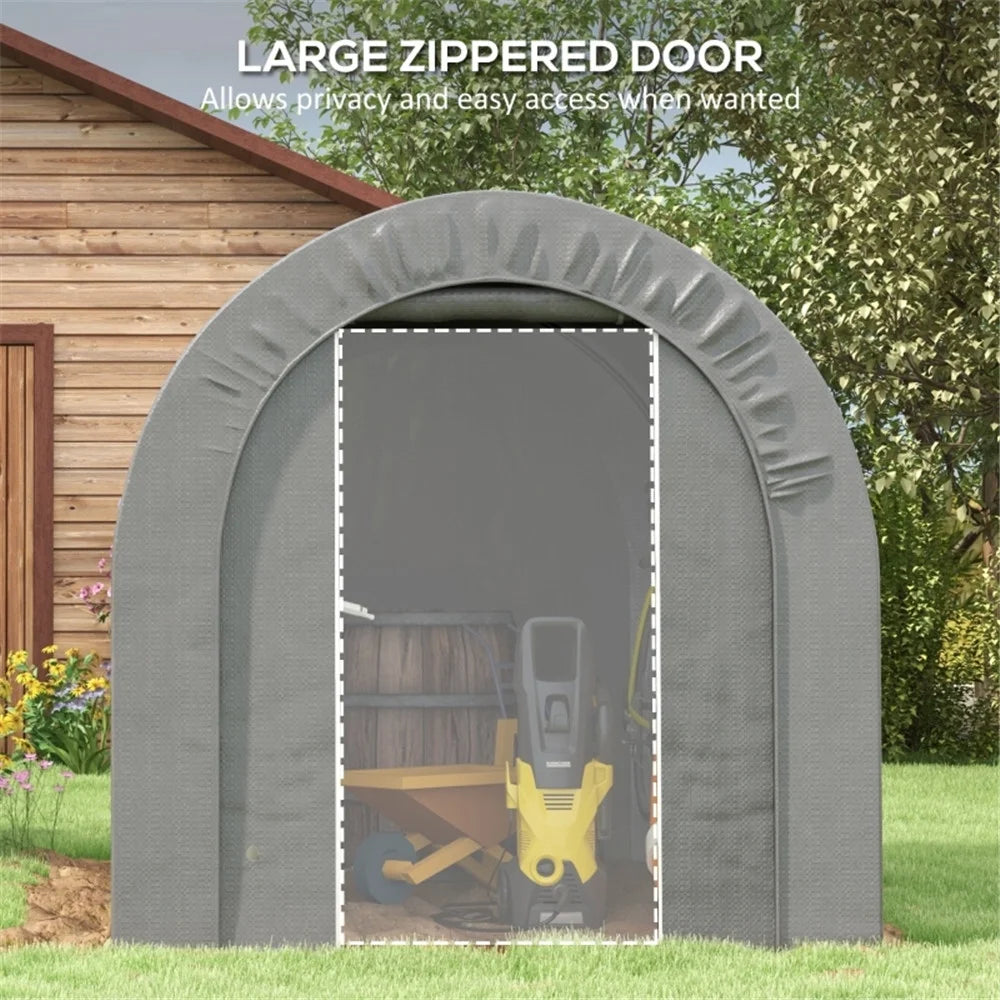 Dark Gray Outdoor Storage Tent C1902