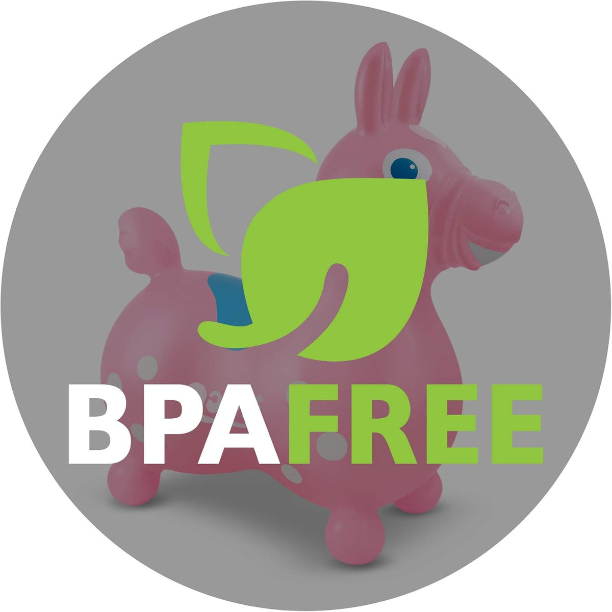 Pastel Pink Rody Horse Pack of 2 L66454