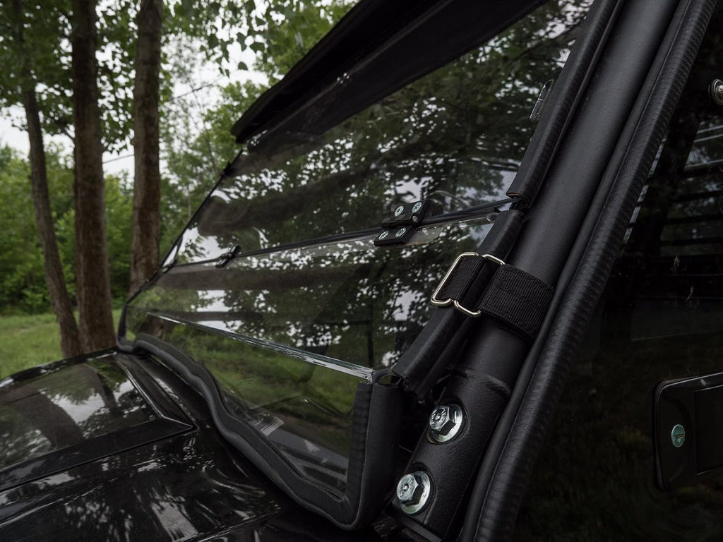 Heavy Duty Scratch Resistant Flip Down Windshield A9064