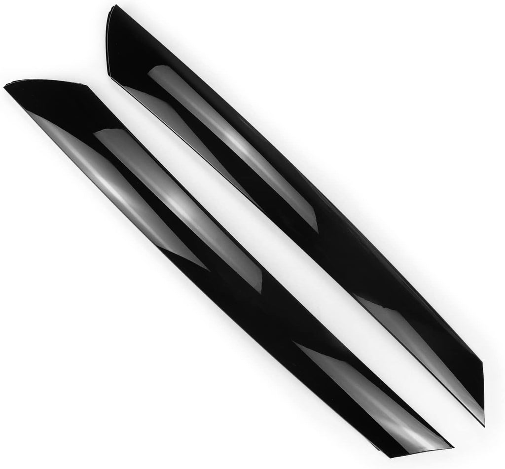 Gloss Black Windshield Pillar Trim Panel Molding Pack of 2 A706433