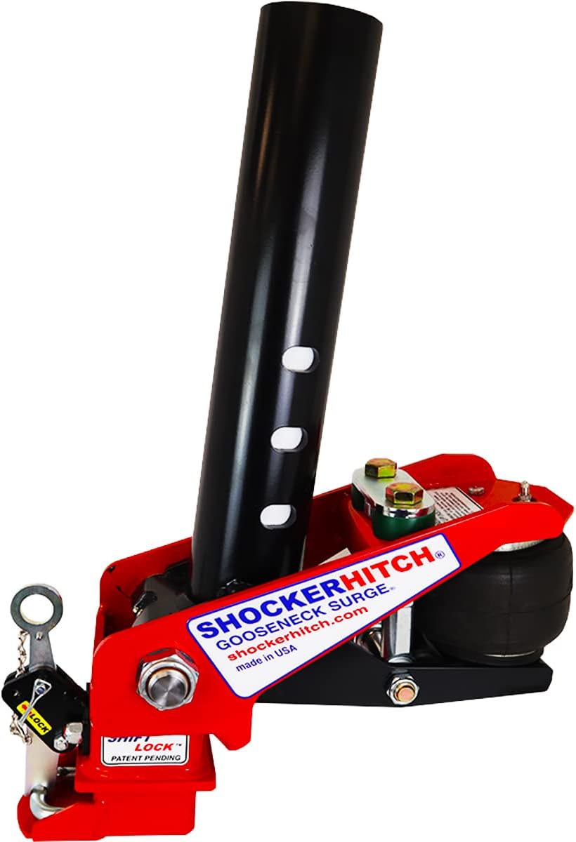 Gooseneck Air Hitch & Coupler, Round 4" Straight Pin 30K SL Coupler Q43988