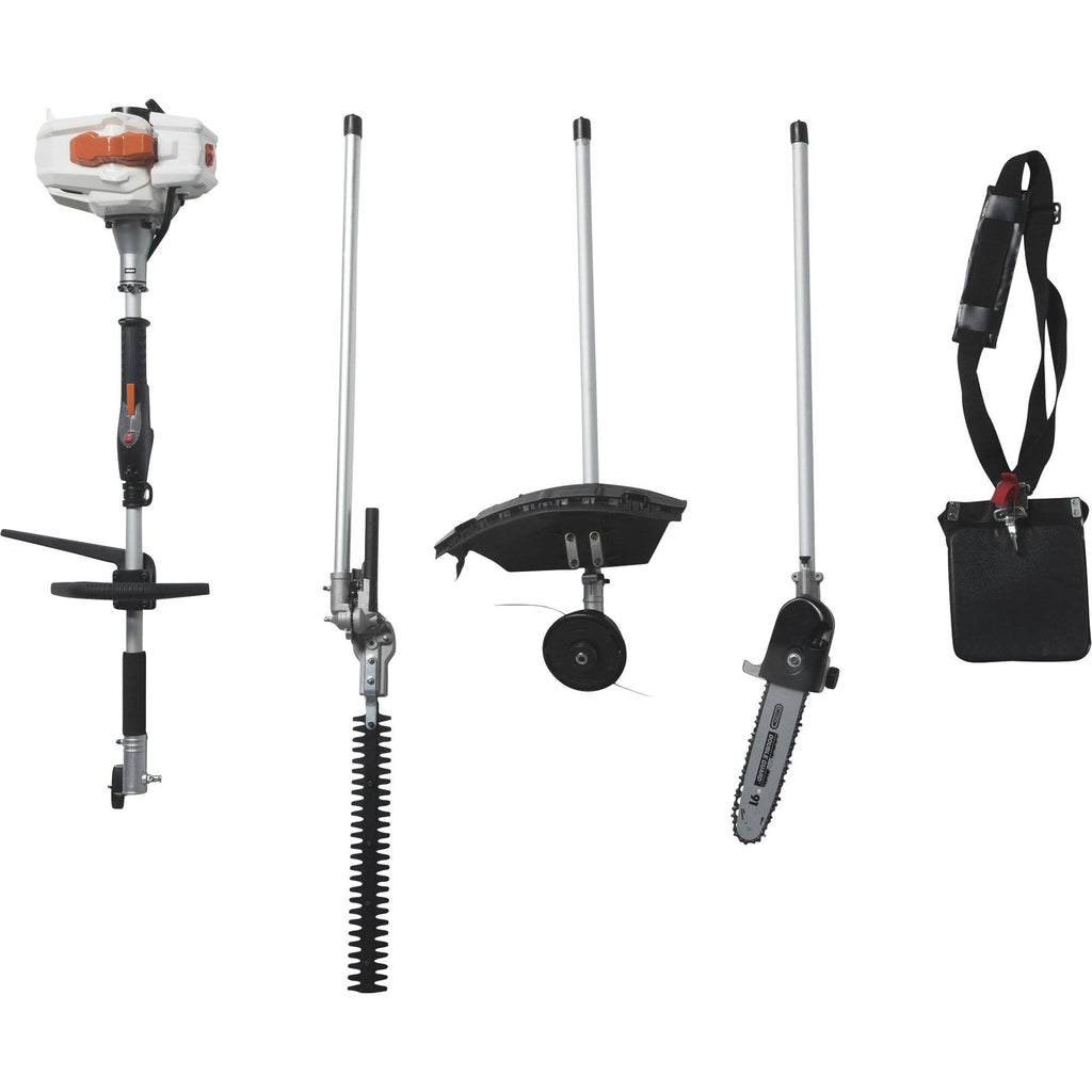 26cc 2 Cycle 4 in 1 Multi Tool with Grass Trimmer Attachment Hedge Pole Saw U807
