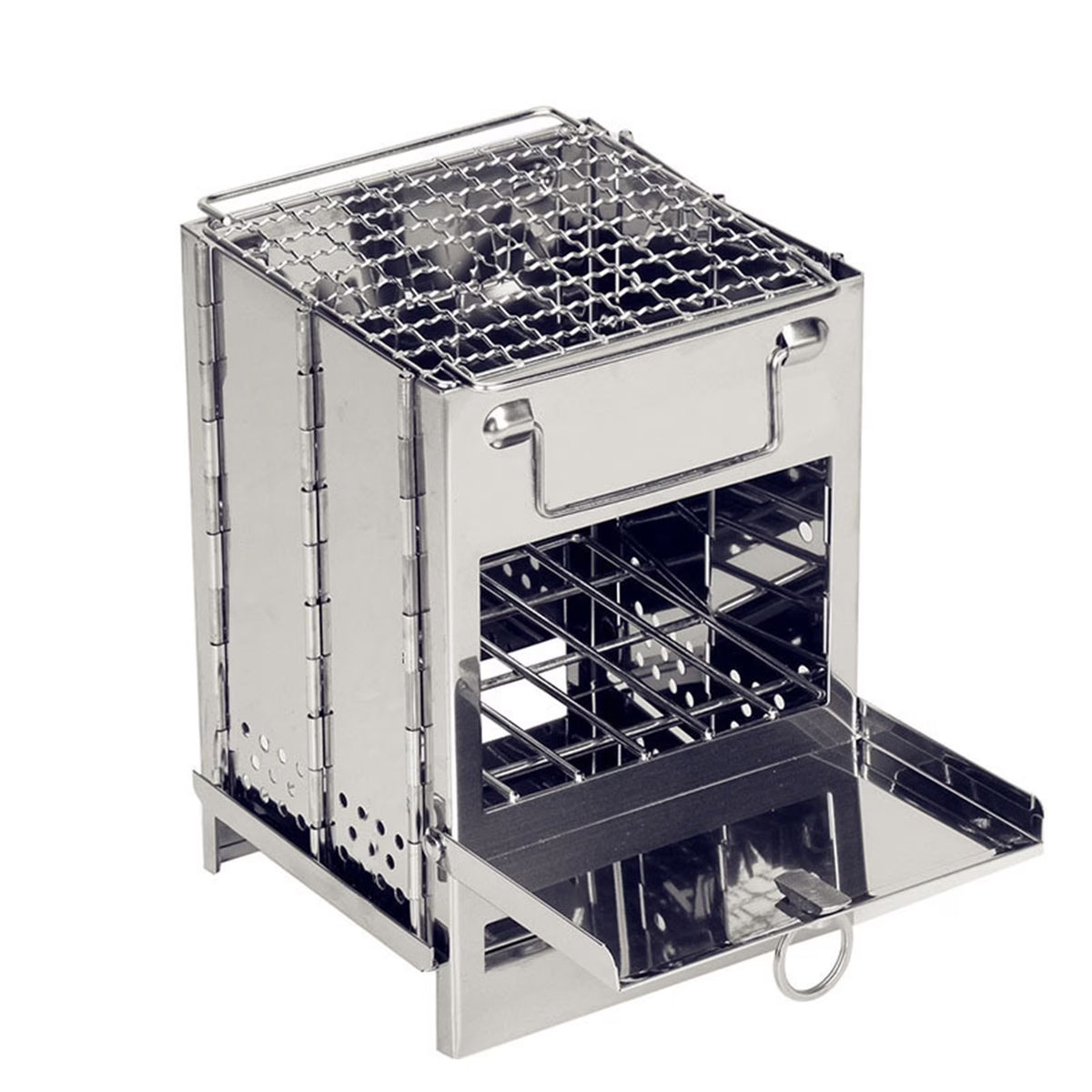 Stainless Steel Wood Stove Barbecue Grill O16135