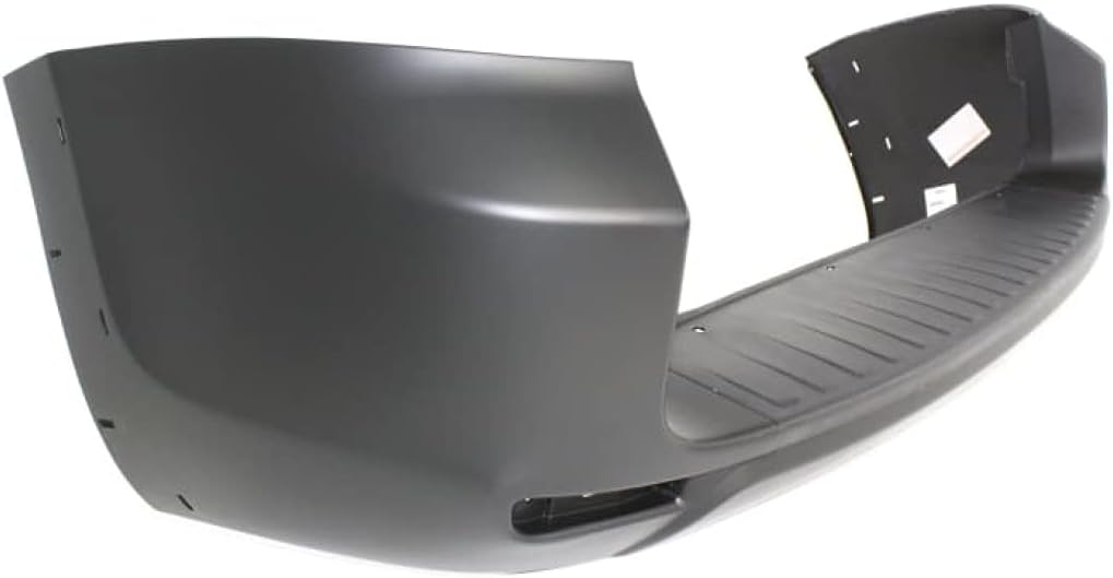 Rear Primed Bumper Cover with Flare Hole and Bumper Extension C2103