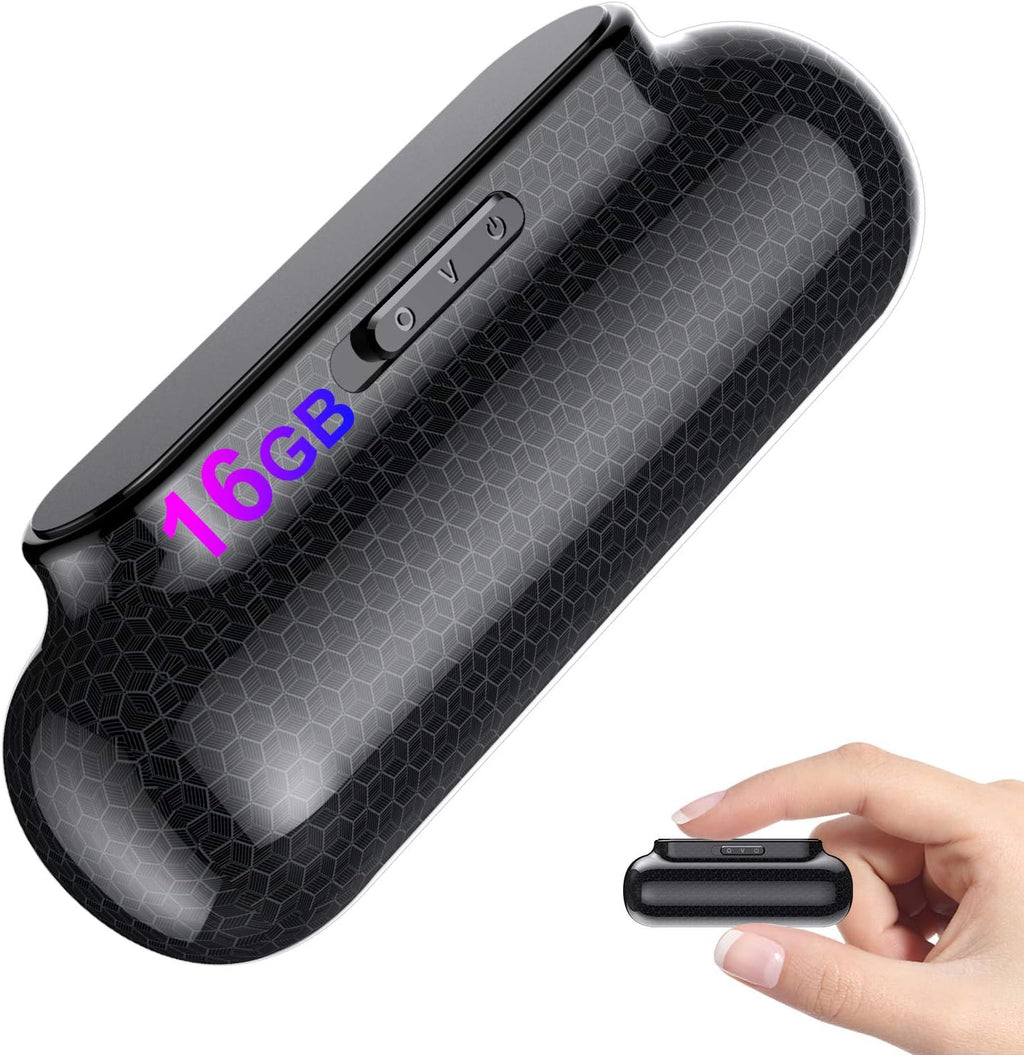 16GB Voice Activated Recorder, Magnetic, Portable Audio Recorder, Pack of 2 H77075