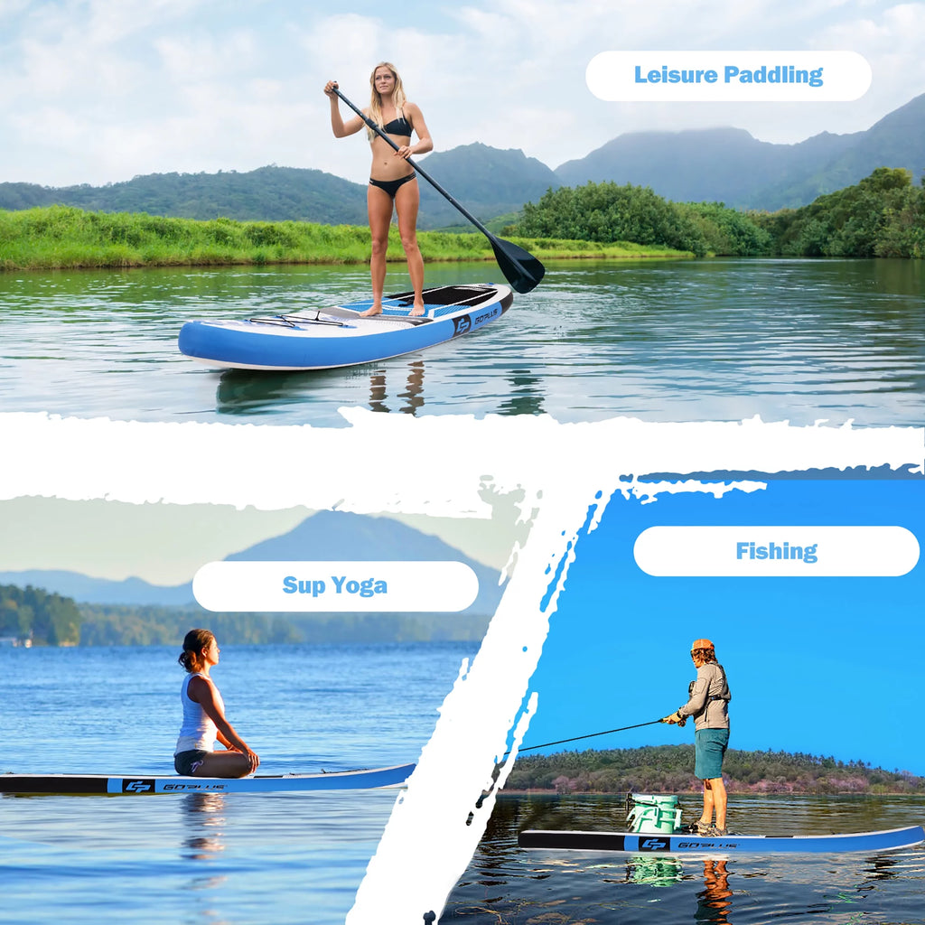 10'5'' Inflatable Stand Up Paddle Board with Carrying Bag T980152