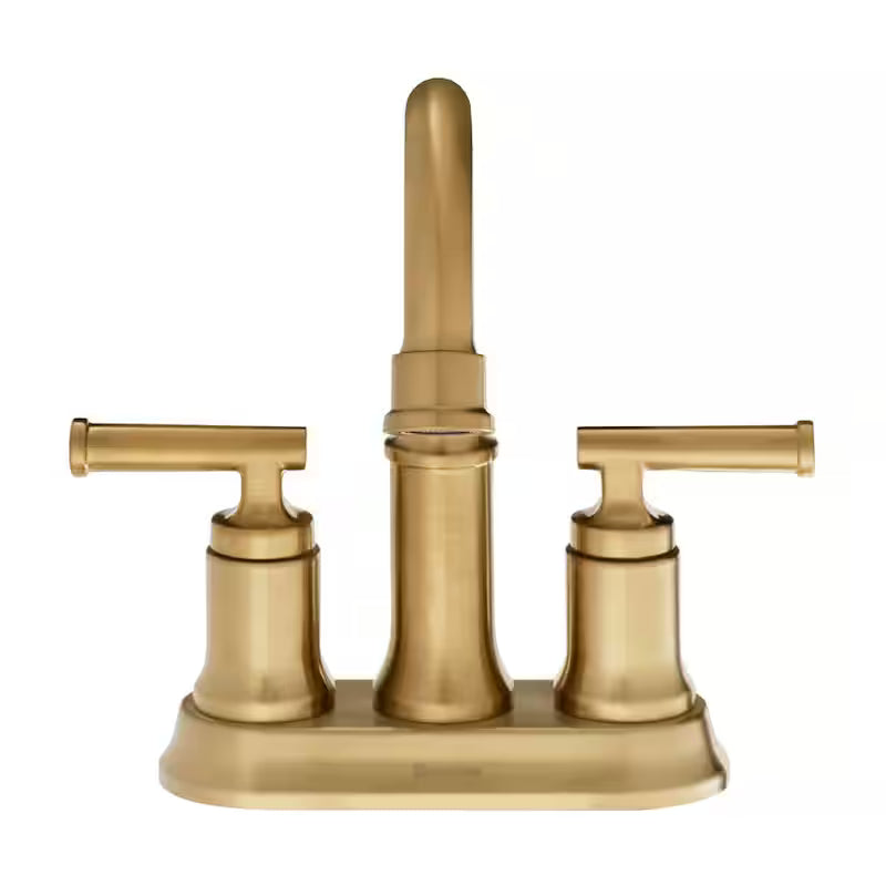 2-Handle High-Arc Bathroom Faucet in Matte Gold I90481