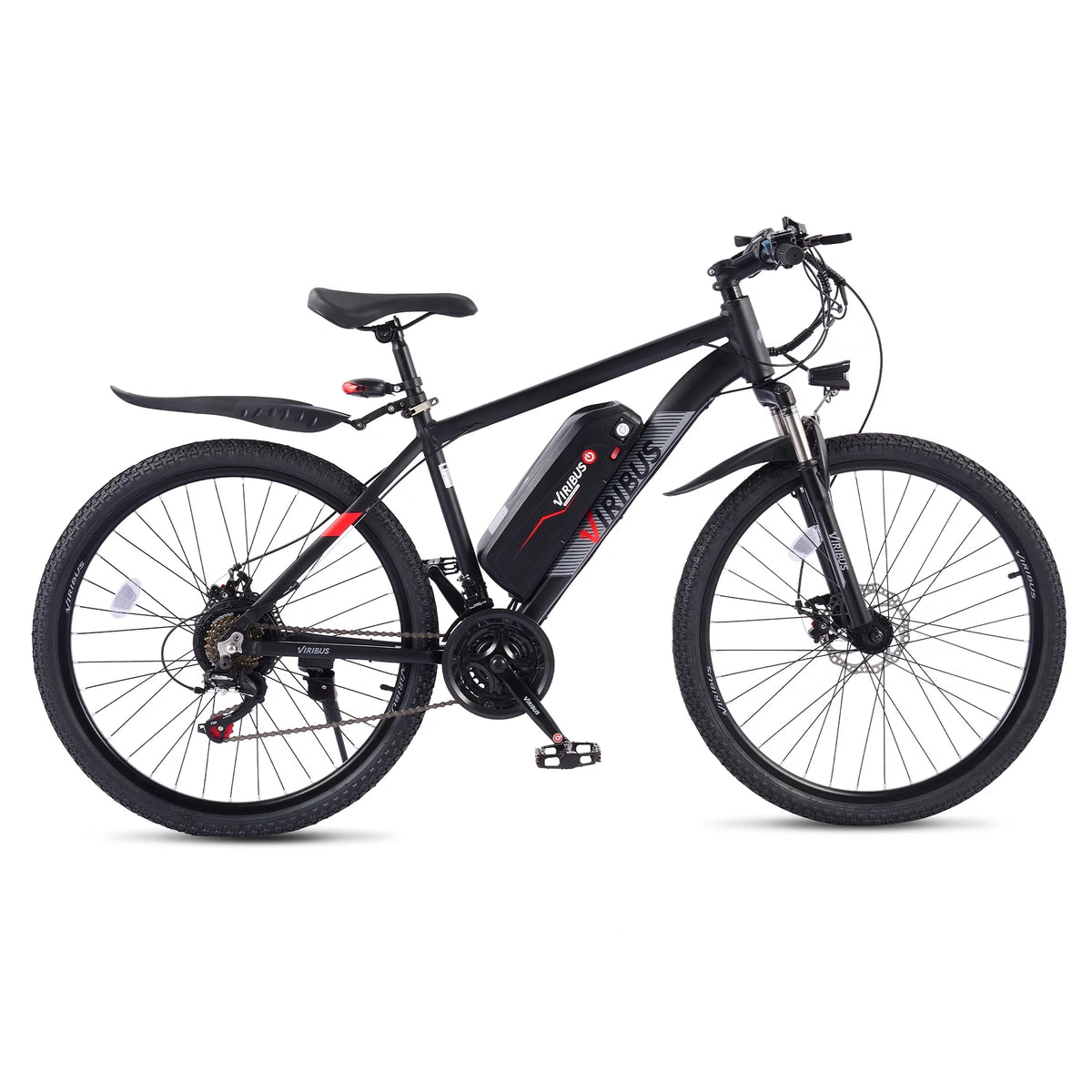 Electric Mountain Bicycle 26" 350W 48V Lithium Battery Black C23887