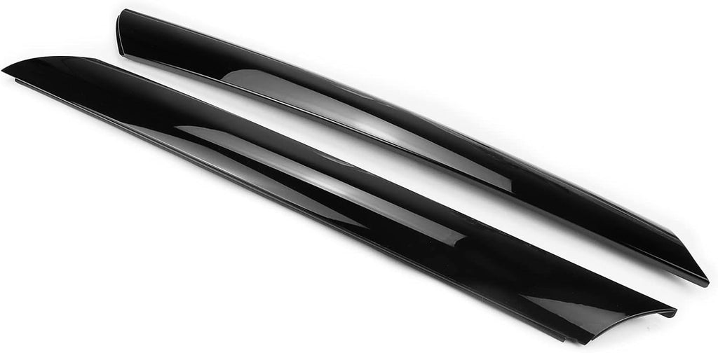 Gloss Black Windshield Pillar Trim Panel Molding Pack of 2 A706433
