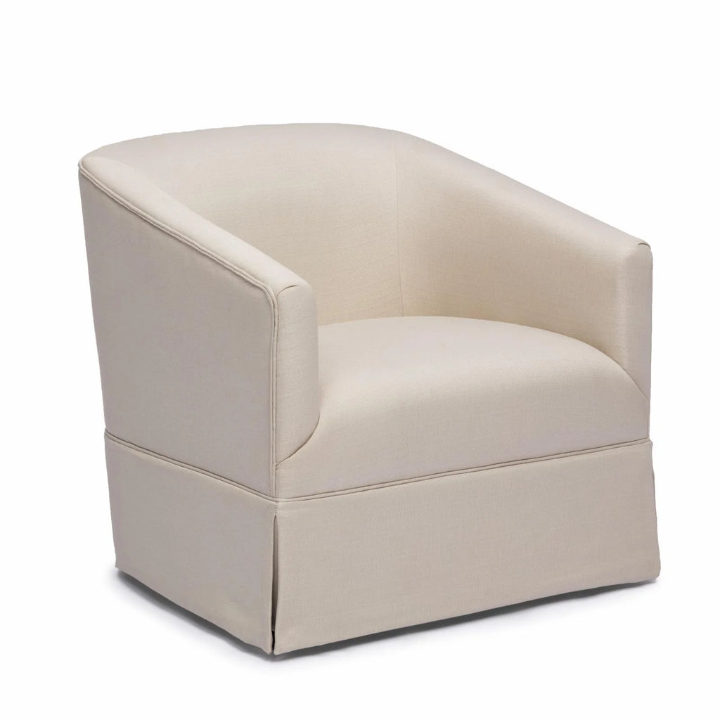 Elm Skirted Swivel Chair J15697