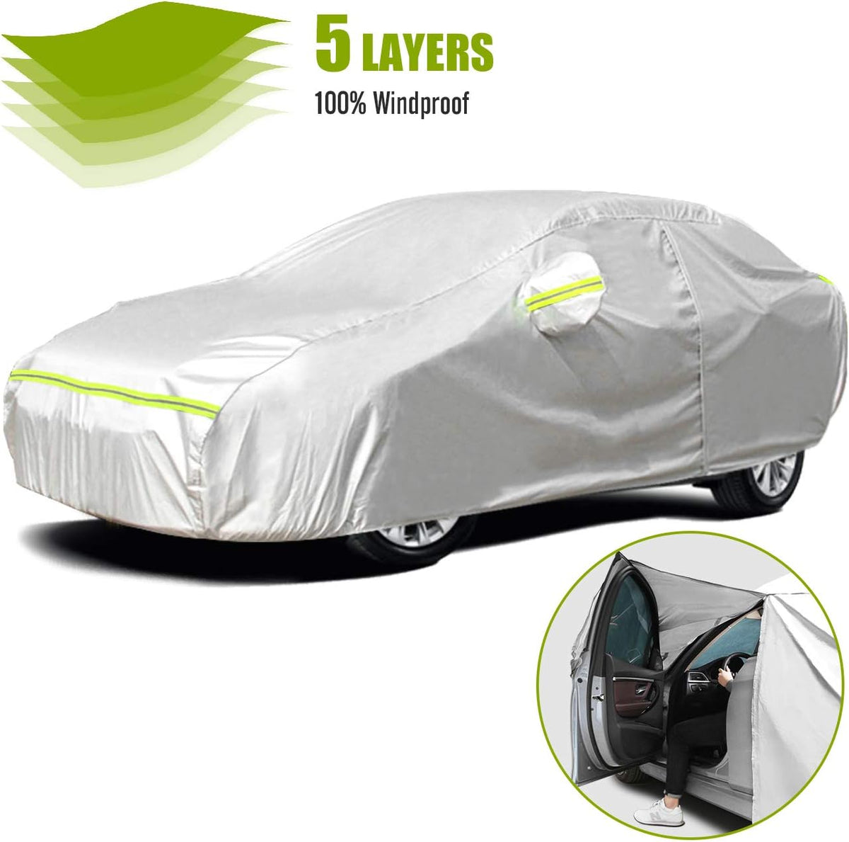 5 Layer Waterproof Windproof Car Cover SUV Cover D976545