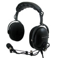 Noise Reduction Over-The-Headset with Noise Cancelling Boom Microphone and in-Line PTT, NRR 24 db A87217