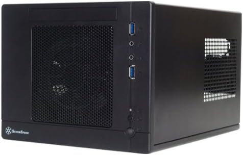 Black Mini-ITX Computer Case with USB 3.0 Front Ports W829899