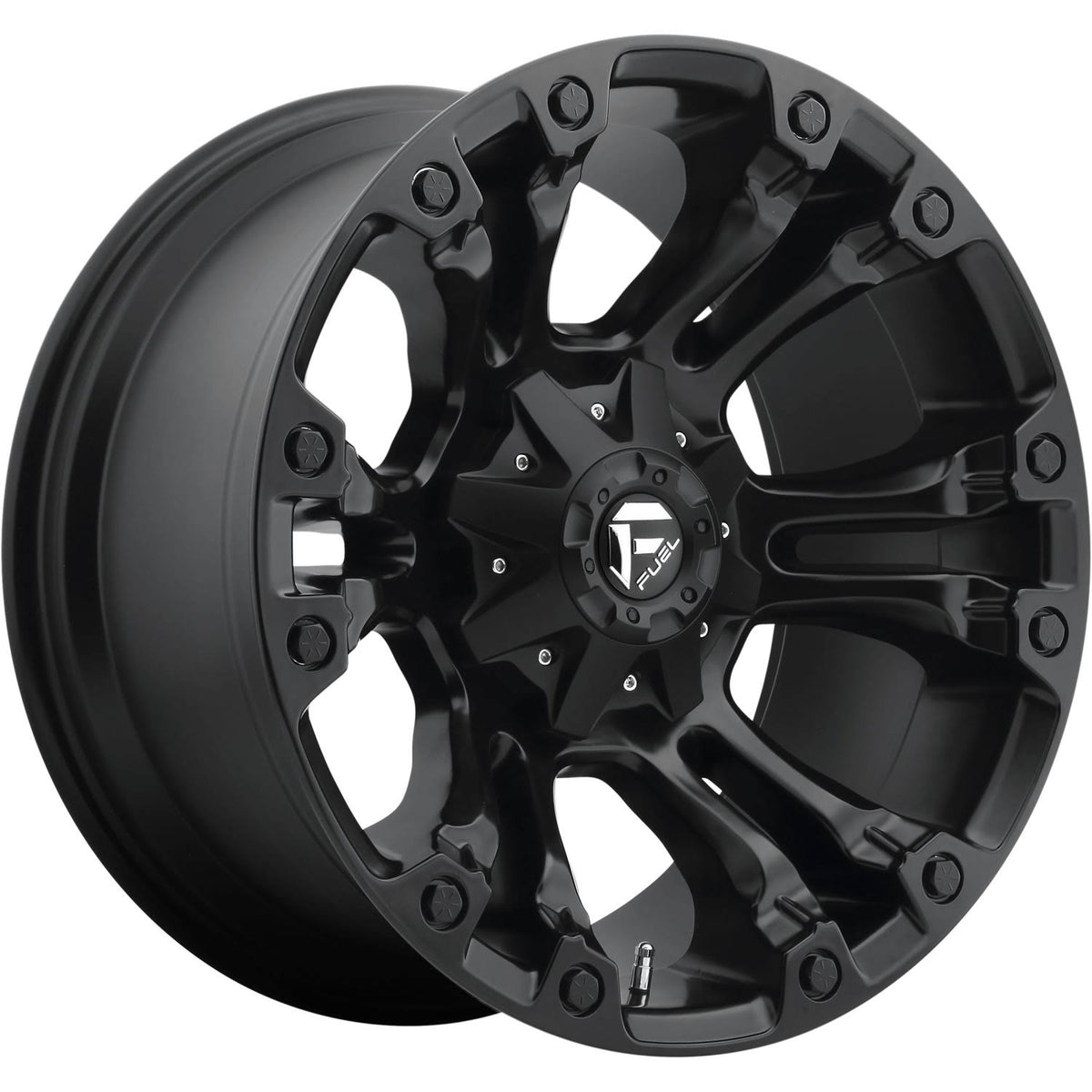 Matte Black 17x10 Fuel D560 Vapor Wheel R75731