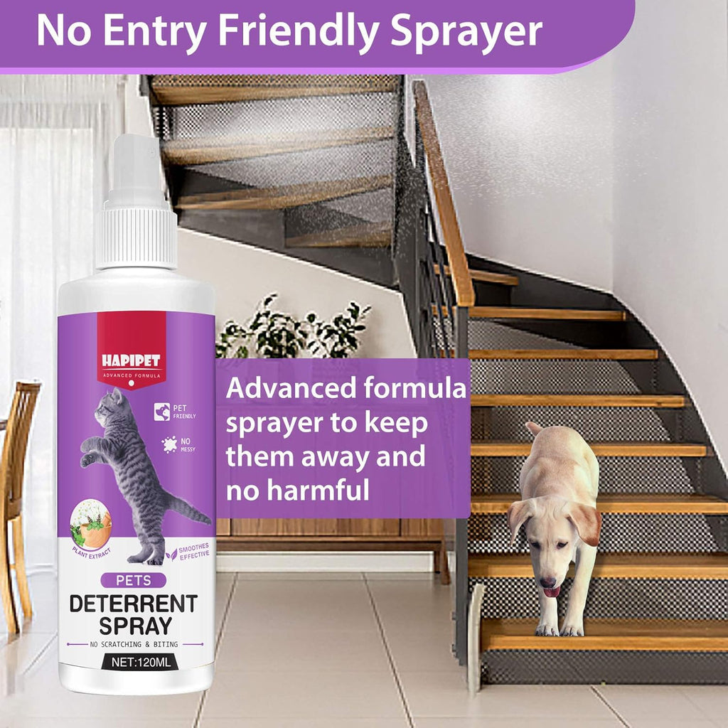 Cat Deterrent Spray, 120ML Natural Cat Repellent Spray E957154