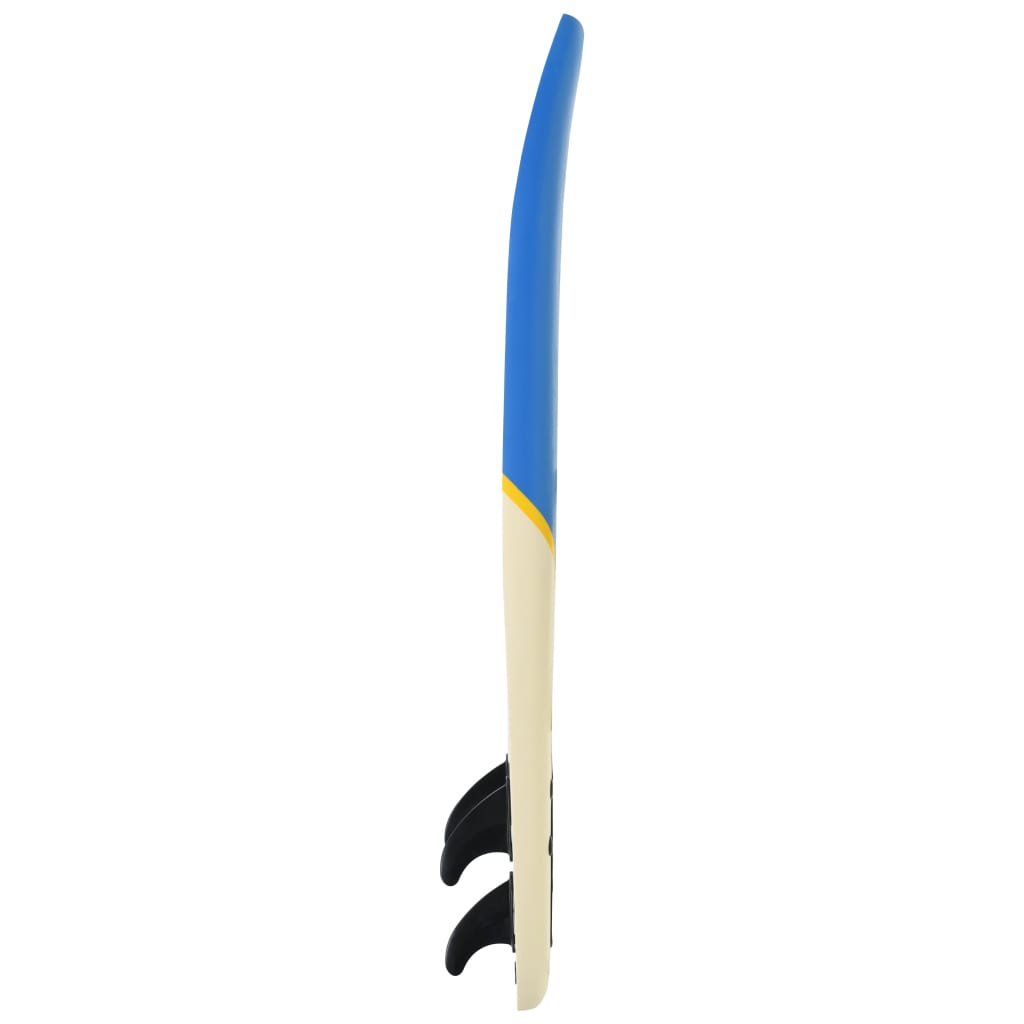 Blue and Cream Surfboard H86400