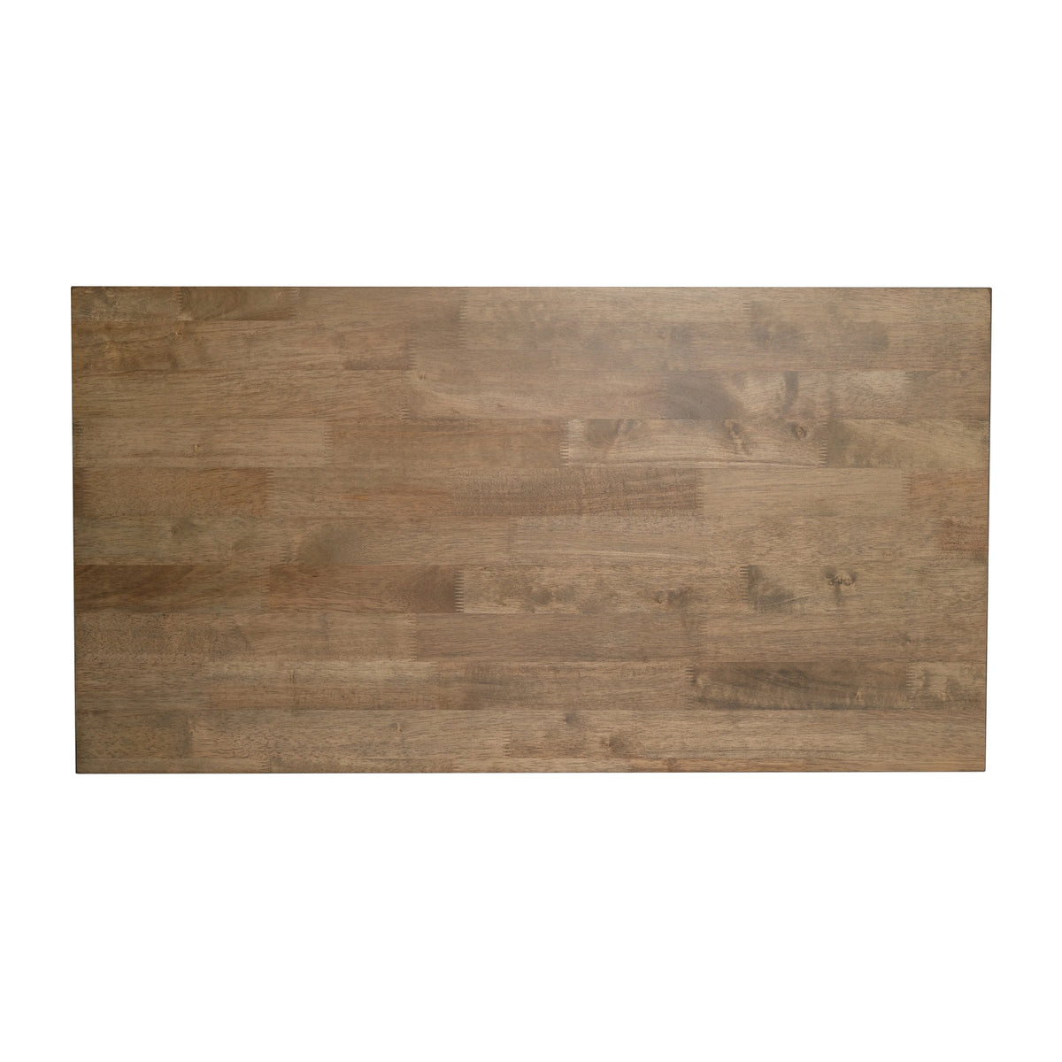 Solid Wood Farmhouse Coffee Table in Rustic Brown C11419