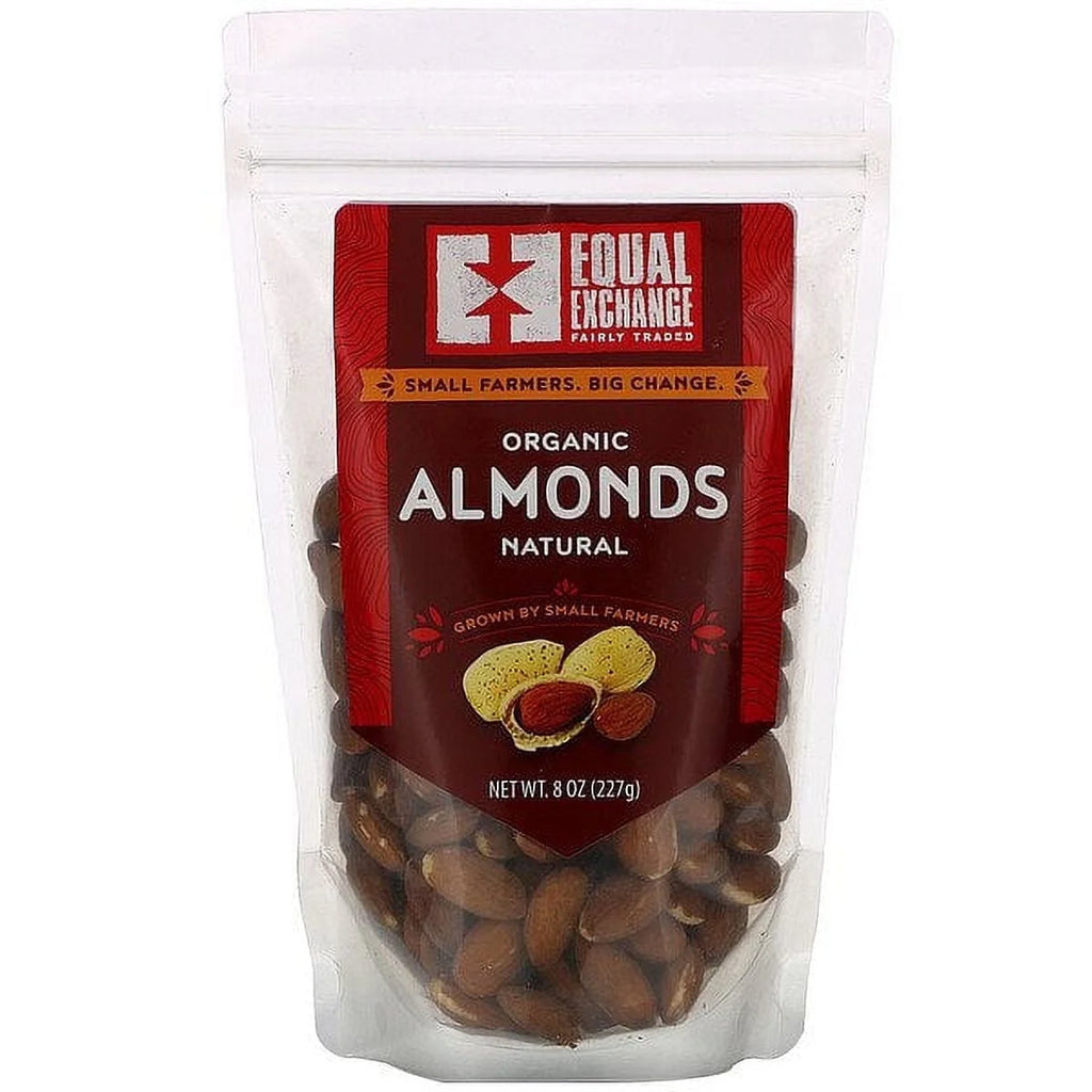Organic Natural Almonds 8 oz Pack of 2 W719288