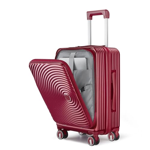 3 Piece Expandable PC Hard Shell Luggage Set with Spinner Wheels J356191