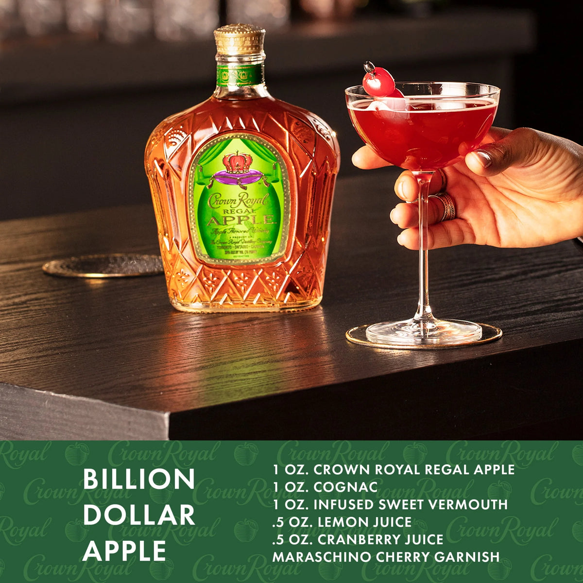 Regal Apple Flavored Whisky, 750 mL, 35% ABV R1156