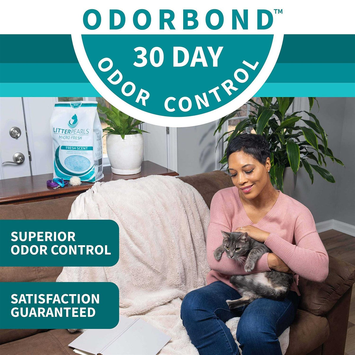 Crystal Cat Litter with Odorbond D969230