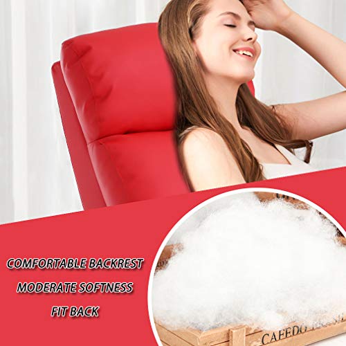 Black Recliner Chair with 2 Point Massage and Lumbar Support K5698