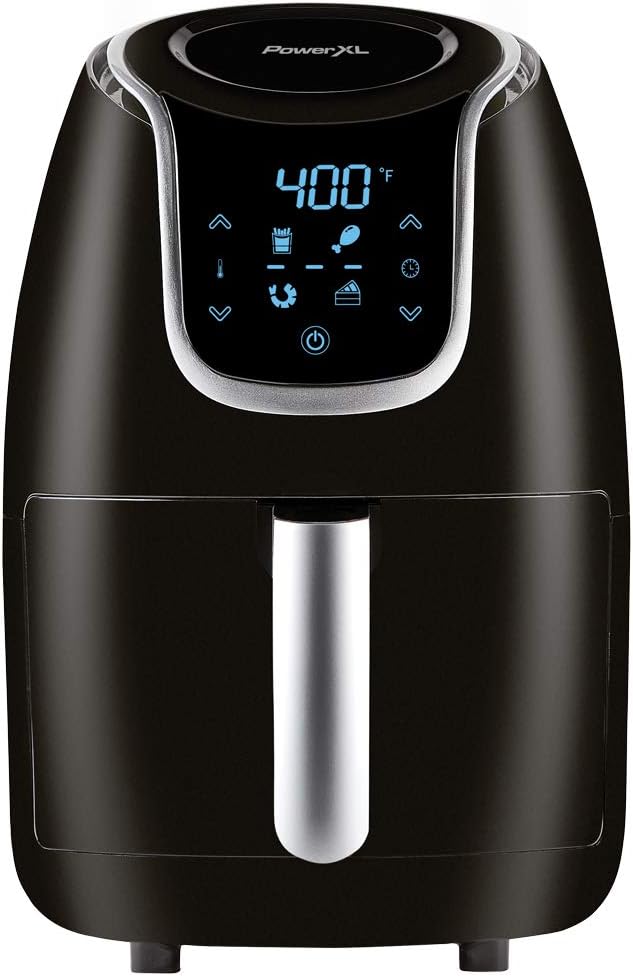 7 QT Black Non Stick Air Fryer Multi Cooker with Dehydrator A4000