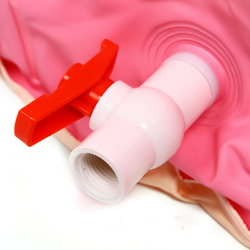 Pink PVC Inflatable Folding Bathtub K83951
