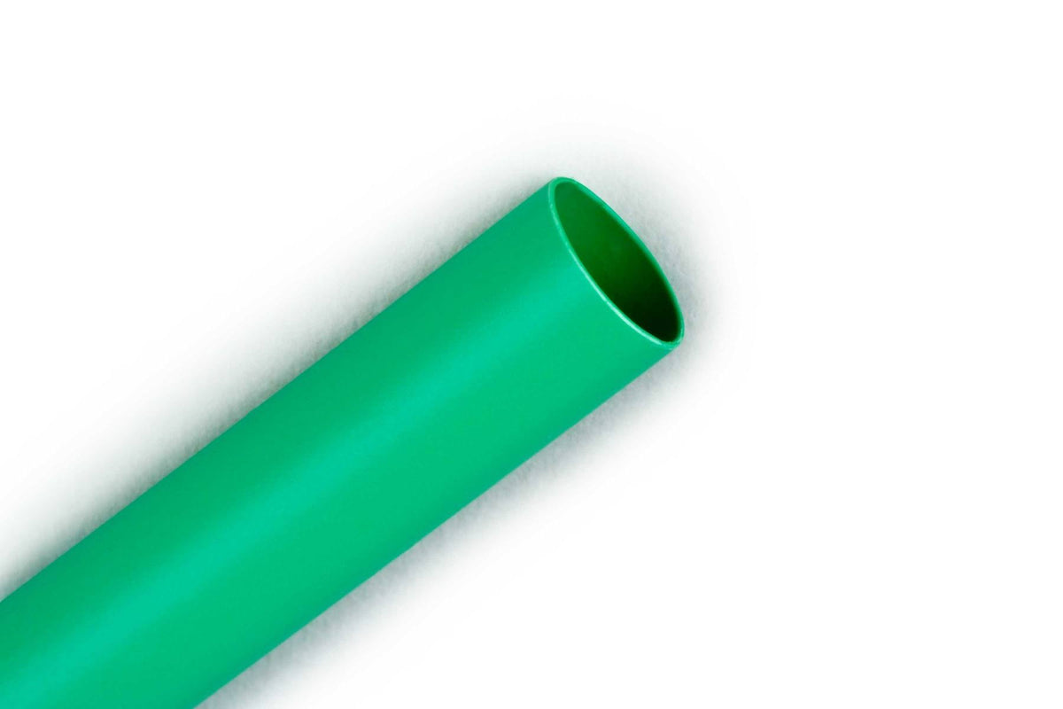 3/16 in 48 in Green Heat Shrink Tubing, 250 Pcs J35821