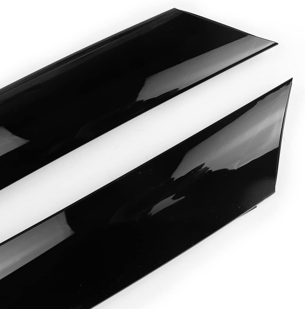 Gloss Black Windshield Pillar Trim Panel Molding Pack of 2 A706433