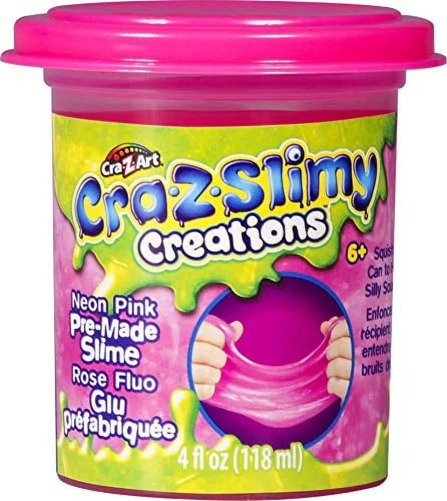 4 Pack Premade Slime, 4 Oz Cans A5565