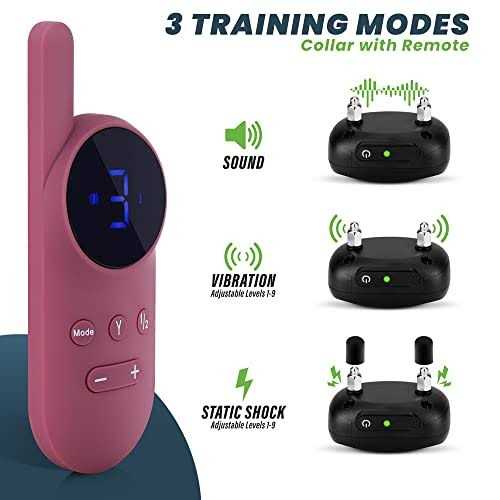 Shock Collar for Small Dogs with Sound Vibration & Shock F326
