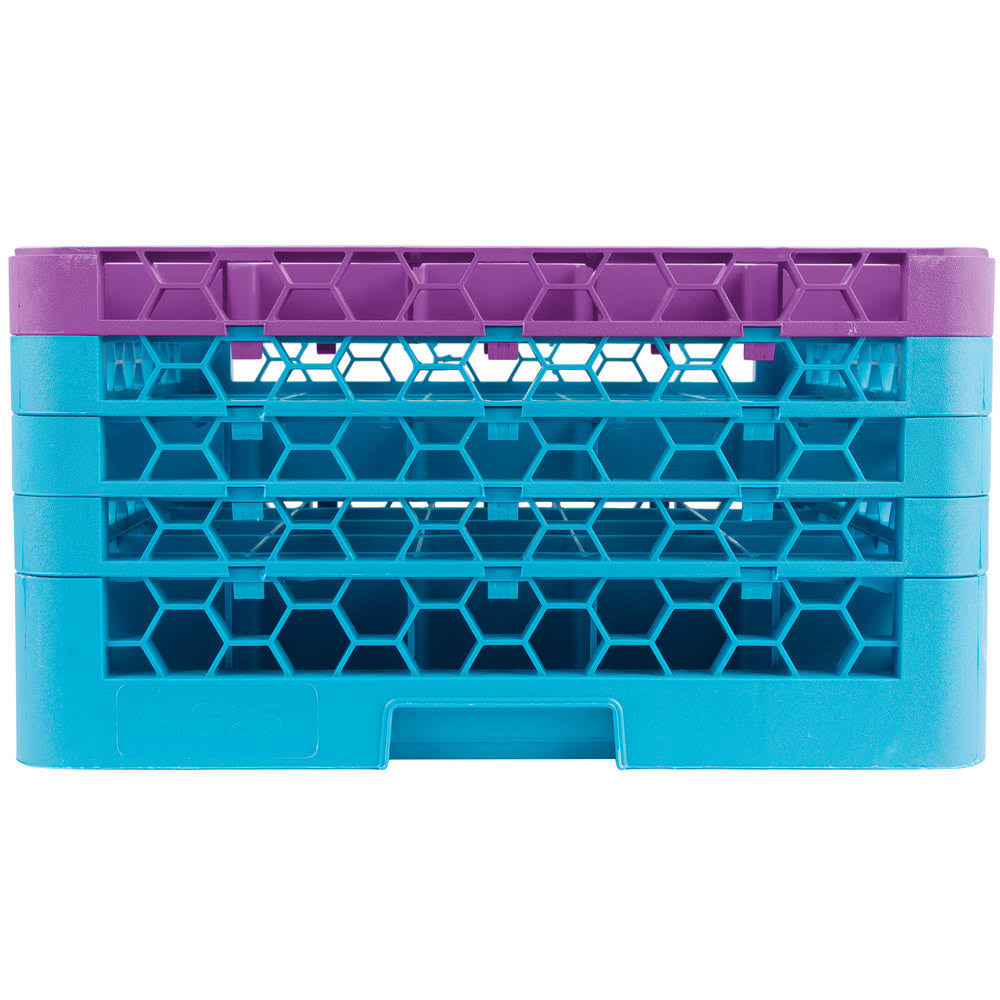 25 Compartment Lavender Glass Rack with 4 Extenders L52810