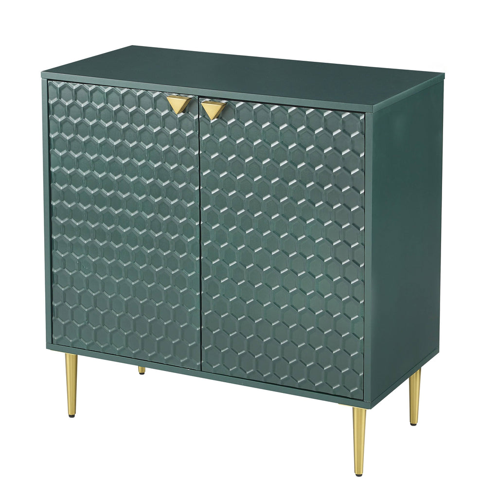 Green 2-Door Accent Cabinet G554