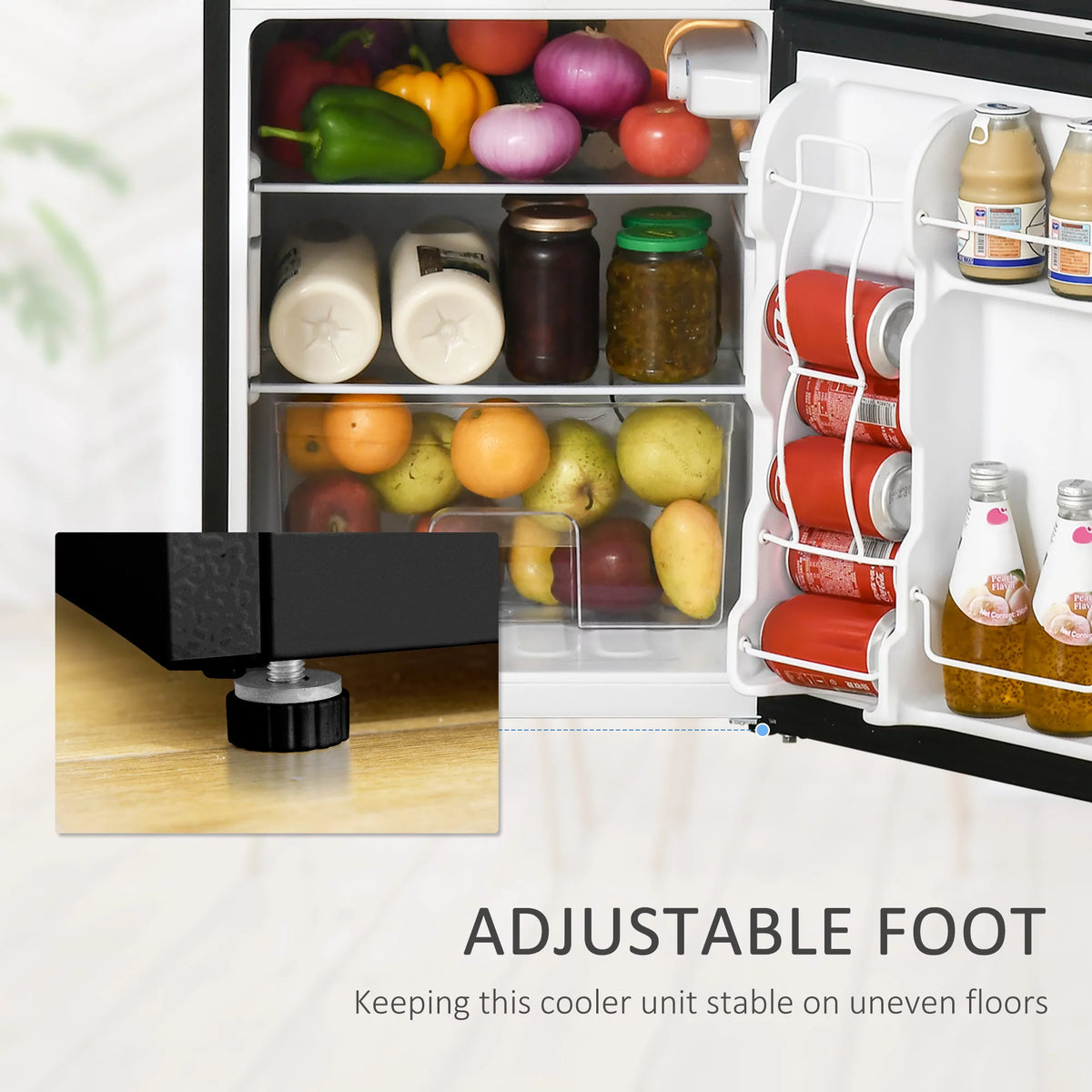 3.2 Cu.Ft Mini Fridge with Freezer L860