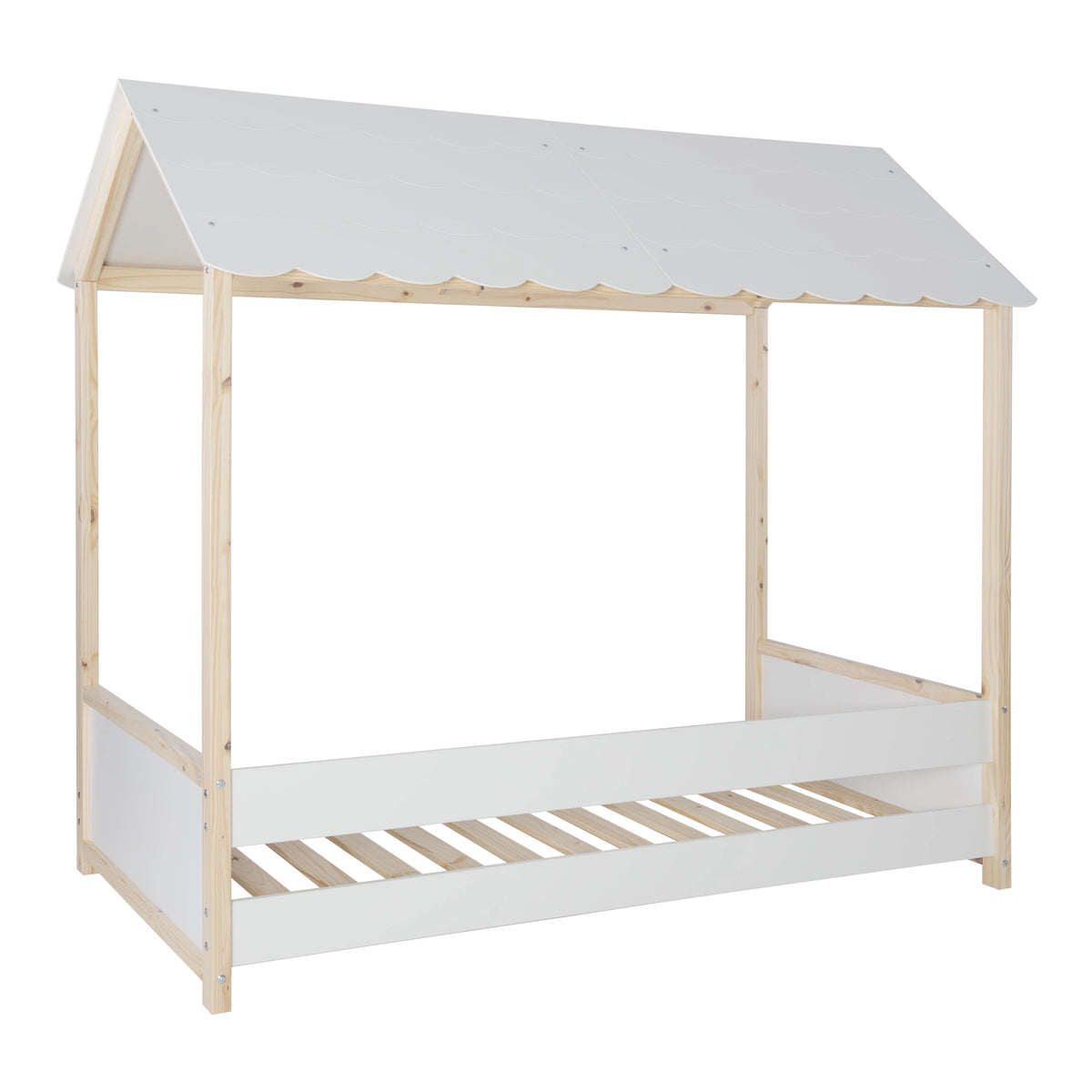 White Twin Kid's Bed V303