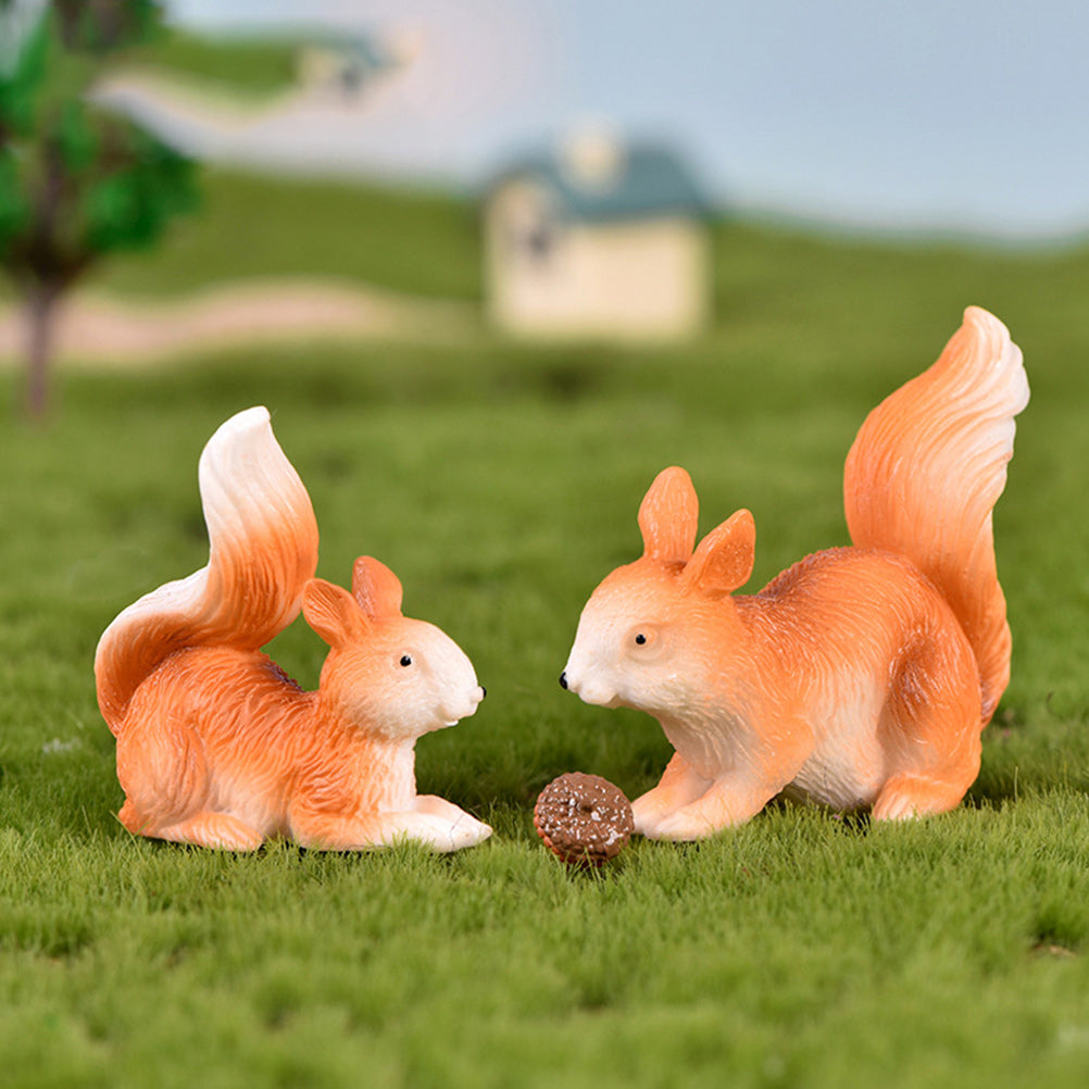 8 Pcs Rabbit Toys Ornament Doll House Accessories G364984