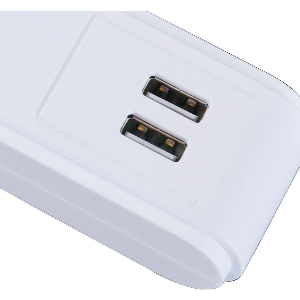 6-Outlet 2 USB Power Strip A386