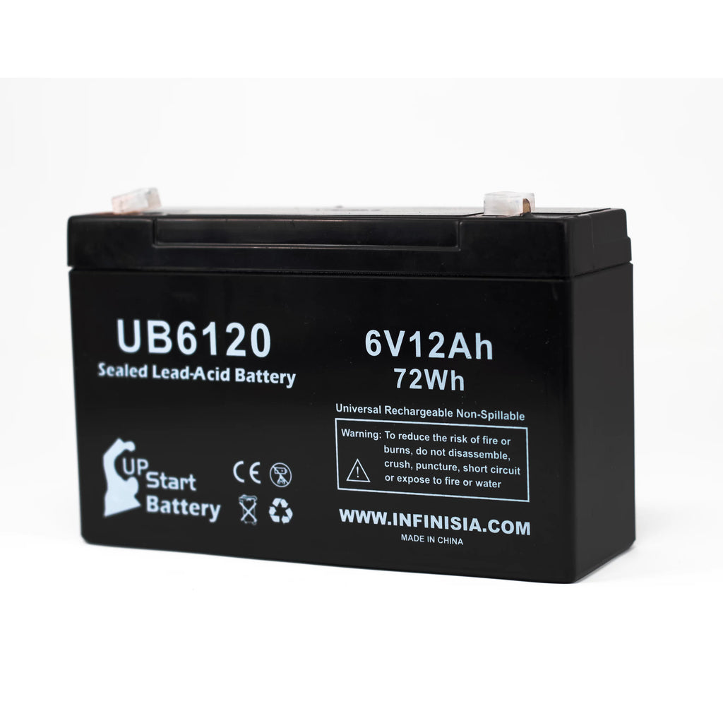 4x Pack 6V 12Ah Sealed Lead Acid Battery G29826