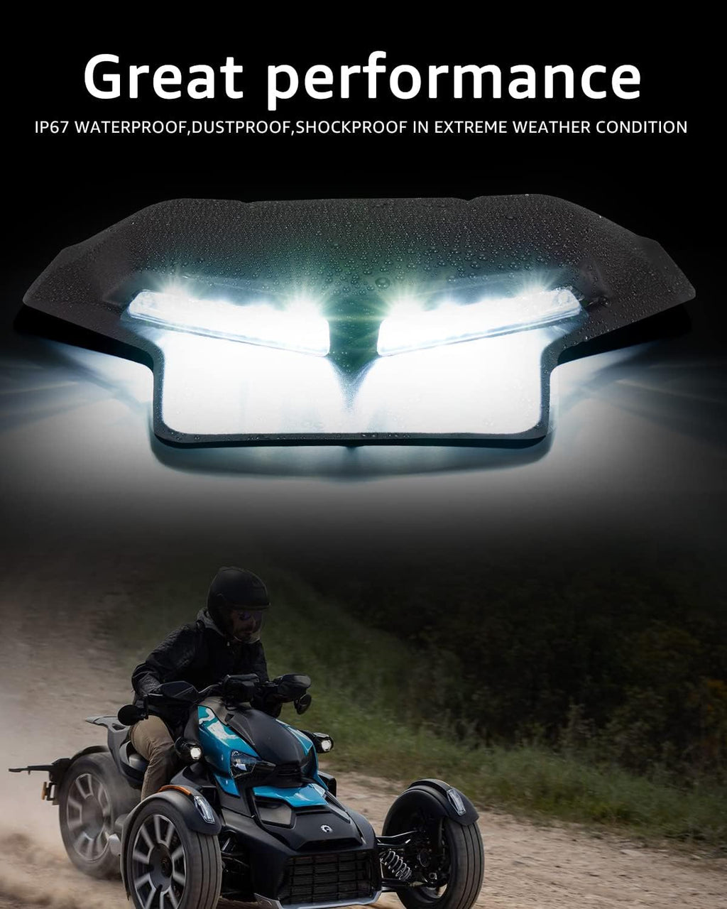 LED Auxiliary Light Kit with Daytime Running Light V5830